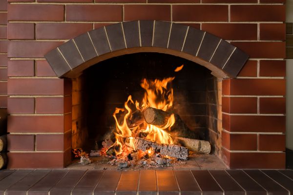 Brick Fireplace Installation in Fort Collins