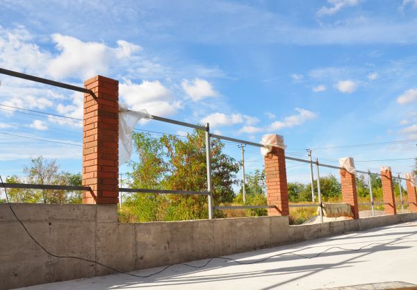 Brick Pillar Installation in Fort Collins
